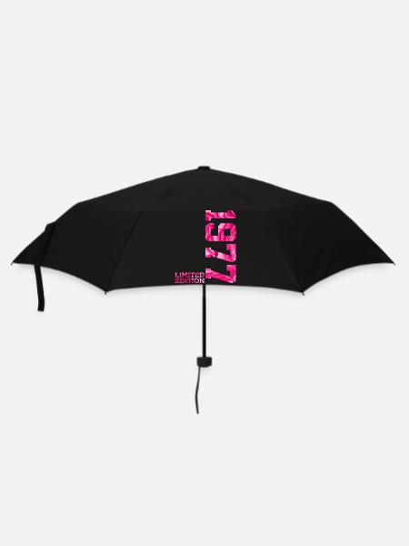 49. GEBURTSTAG PINK LIMITED EDITION 1977 - Regenschirm (klein) - Schwarz
