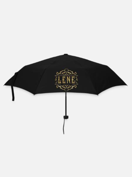 Lene gold - Regenschirm (klein) - Schwarz