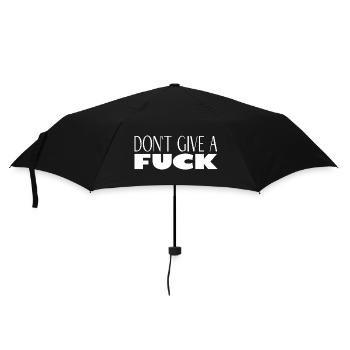 Keine Meinung? Kein Problem. Ich schon. - Regenschirm (klein) - Schwarz - Vorne