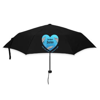 bester Sohn - Regenschirm (klein) - Schwarz - Vorne