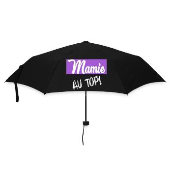 MAMIE. FÊTE DES MÈRES. BONNE FÊTE MAMIE. JE T'AIME - Parapluie standard - noir - Devant