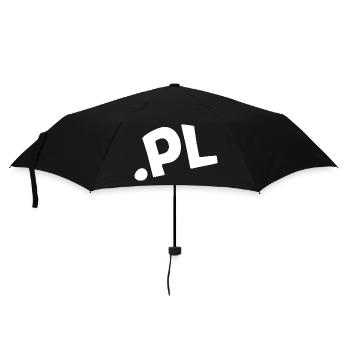 Polen Internet-Code des Landes - Regenschirm (klein) - Schwarz - Vorne