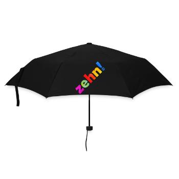 ZEHN 10 JAHRE 10. GEBURTSTAG - Regenschirm (klein) - Schwarz - Vorne
