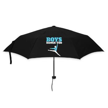 Boys Dance Too - Regenschirm (klein) - Schwarz - Vorne