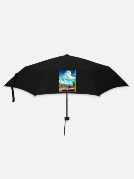 Hurrikan Utah Vintage Reiseposter WPA Souvenir - Regenschirm (klein) - Schwarz