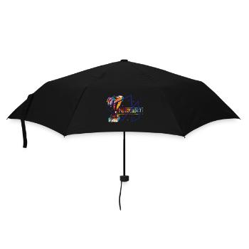 Akribischer Pathologe Mikroskop - Regenschirm (klein) - Schwarz - Vorne