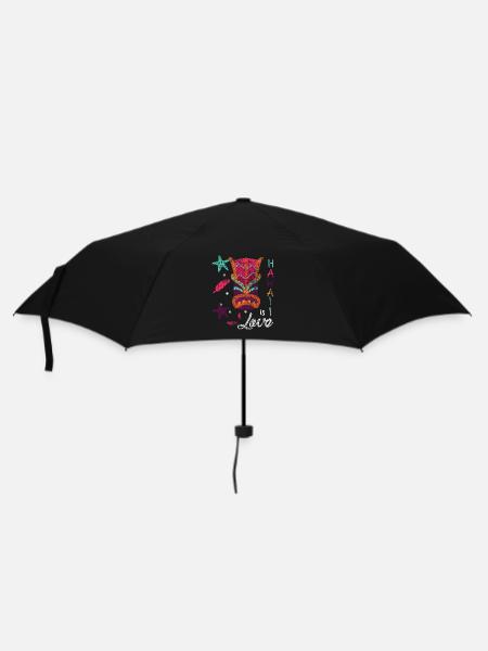 Hawaii Vacations Love - Regenschirm (klein) - Schwarz