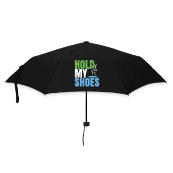 Halt meine Schuhe Trampolin Trampolin Trampolinspr - Regenschirm (klein) - Schwarz - Vorne