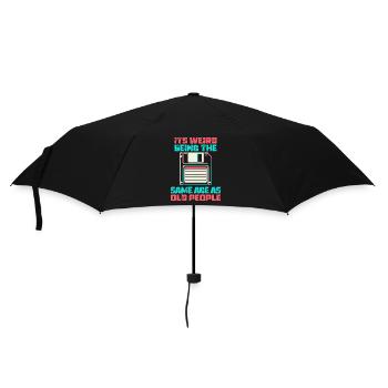 Jahrgang | Klassisch | Klassisch | Alt - Regenschirm (klein) - Schwarz - Vorne