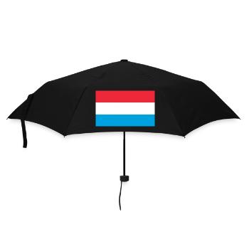 Luxemburg - Regenschirm (klein) - Schwarz - Vorne