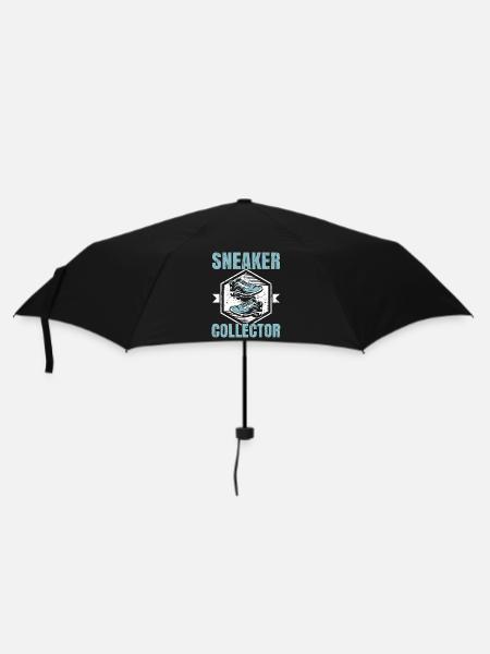 Sneaker Sammler Schuhsammlung Sneakerhead - Regenschirm (klein) - Schwarz