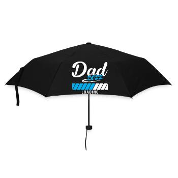 Dad 2022 Loading Werdender Vater - Regenschirm (klein) - Schwarz - Vorne