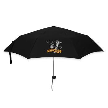 Erfahrener HNO-Arzt Praxisalltag - Regenschirm (klein) - Schwarz - Vorne