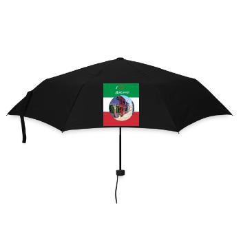 I Love Burano - Regenschirm (klein) - Schwarz - Vorne