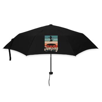Springendes Trampolin Trampolin Trampolinspringen - Regenschirm (klein) - Schwarz - Vorne