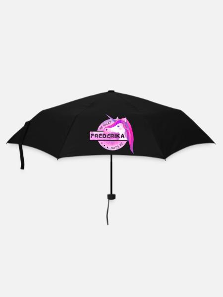Frederika - Regenschirm (klein) - Schwarz
