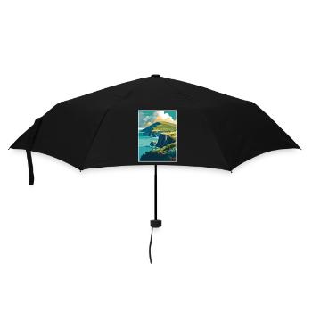 Dingle Halbinsel Irland Vintage Reiseposter WPA - Regenschirm (klein) - Schwarz - Vorne