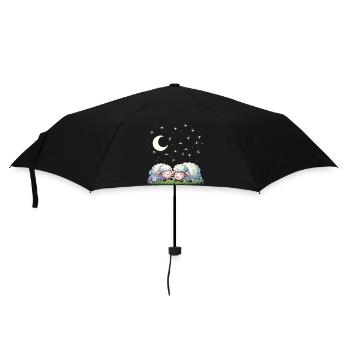 Guten Nacht - Träumen erlaubt - Regenschirm (klein) - Schwarz - Vorne