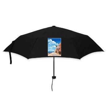 Almeria Spanien Vintage Reiseposter WPA Souvenir - Regenschirm (klein) - Schwarz - Vorne