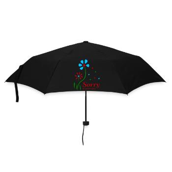 Sorry, es tut mir leid - Regenschirm (klein) - Schwarz - Vorne