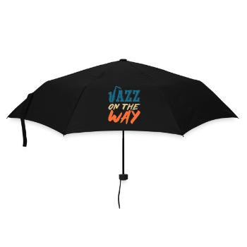 Jazz Geschenk - Regenschirm (klein) - Schwarz - Vorne