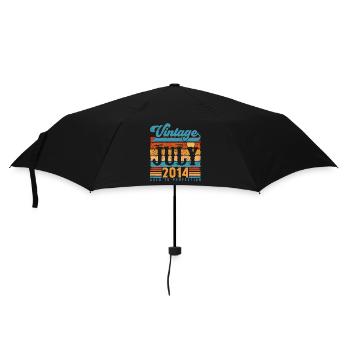 Juli 2014, Juli 2014 Geburtstagsgeschenk. - Regenschirm (klein) - Schwarz - Vorne