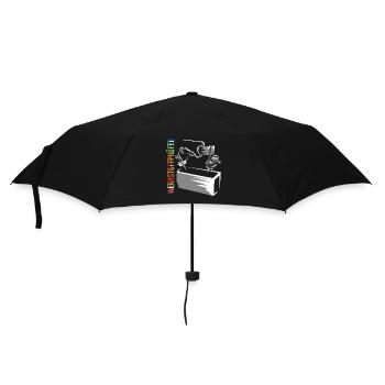 Gewissenhafter Werkstoffprüfer Labor - Regenschirm (klein) - Schwarz - Vorne