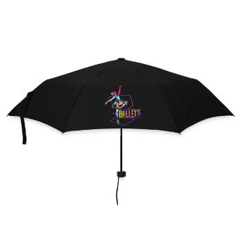 Elegante Ballett Choreographie - Regenschirm (klein) - Schwarz - Vorne