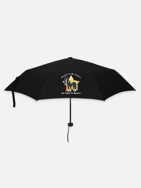 Irish Tinker Pferd Gypsy Cop - Regenschirm (klein) - Schwarz