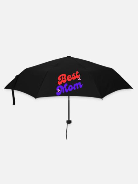 Best Mom - Regenschirm (klein) - Schwarz