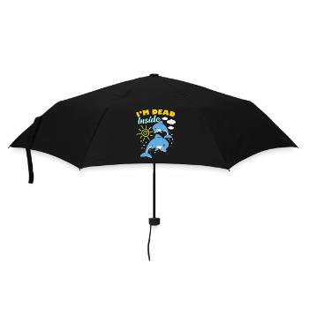 I'm Dead Inside - Regenschirm (klein) - Schwarz - Vorne