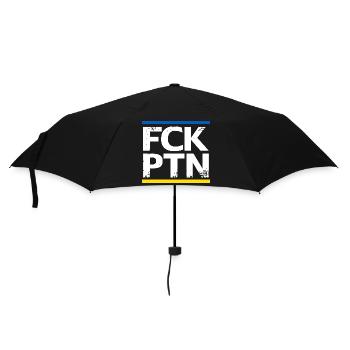 FCK PTN - Regenschirm (klein) - Schwarz - Vorne