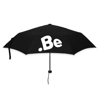 Belgien Internet-Code des Landes - Regenschirm (klein) - Schwarz - Vorne