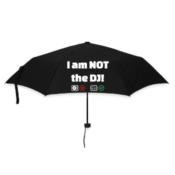 Ich bin Tontechniker:in, nicht DJ! - Regenschirm (klein) - Schwarz - Vorne