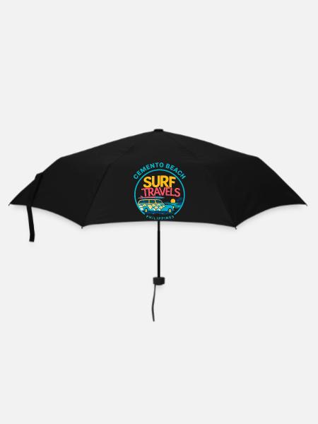 Retro Surf Van Philippines - Regenschirm (klein) - Schwarz