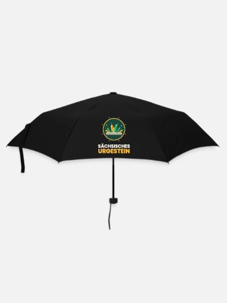 SACHSEN SÄCHSISCHES URGESTEIN - Regenschirm (klein) - Schwarz