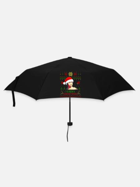 Abigail Adams Abigail Weihnachten - Regenschirm (klein) - Schwarz