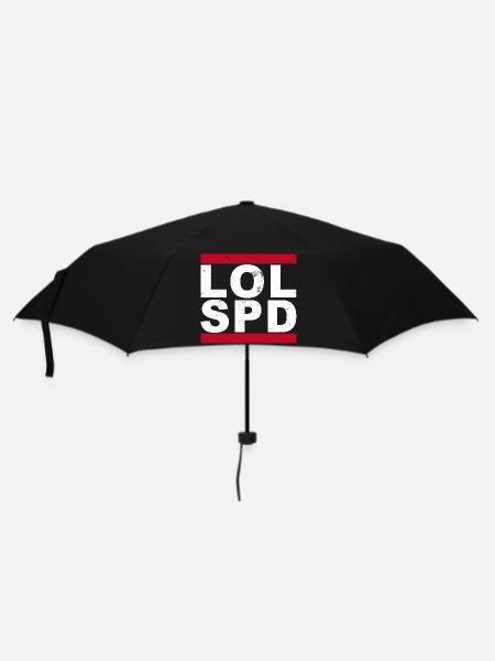 LOL SPD - Regenschirm (klein) - Schwarz