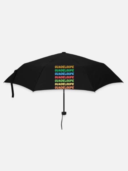 Guadeloupe in Farbe - Regenschirm (klein) - Schwarz