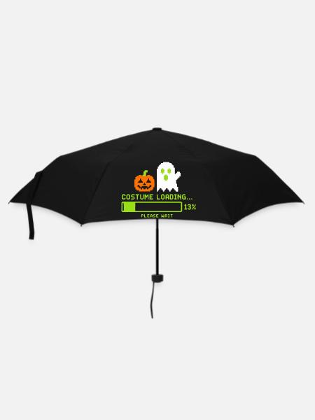 Hallowe Costume Loading Retro Gamer - Regenschirm (klein) - Schwarz