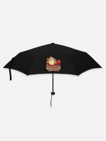 Sauerteig als Mitbewohner - Regenschirm (klein) - Schwarz
