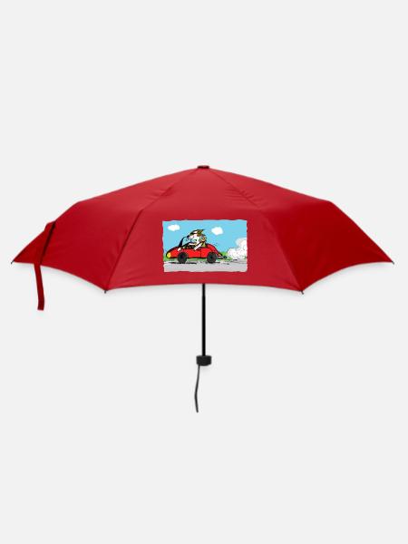 rennfahrer - Regenschirm (klein) - Rot