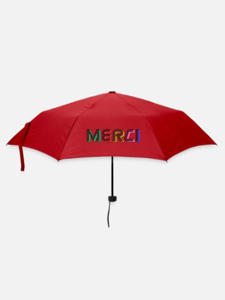 MERCI - Parapluie standard - rouge