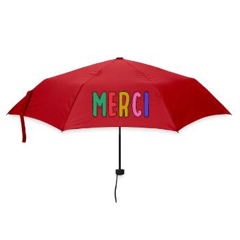 MERCI. MAÎTRESSE. MAÎTRE. MERCI MAÎTRESSE - Parapluie standard - rouge - Devant