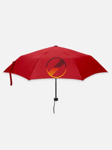 UNLIMITED GERMANY by Unlimited Apparel - Umbrella (small) - red