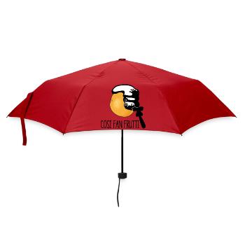cosi fan tutti versus frutti - Souvenir von Mozart - Regenschirm (klein) - Rot - Vorne