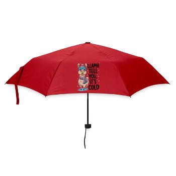 Llama Tell You It's Cold - Umbrella (small) - red - Front