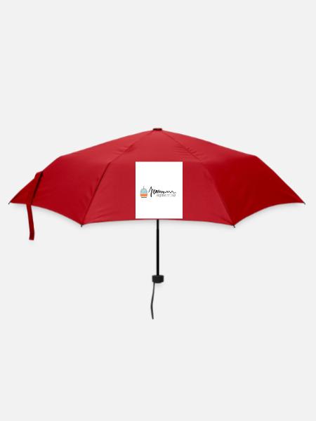 Alpine Vibes Kabelbahn Logo - Regenschirm (klein) - Rot