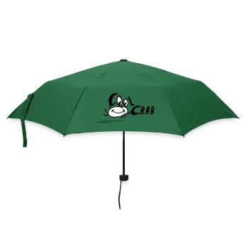 Cool Crab Coole Krabbe baby lustiges Bild funny - Regenschirm (klein) - Flaschengrün - Vorne