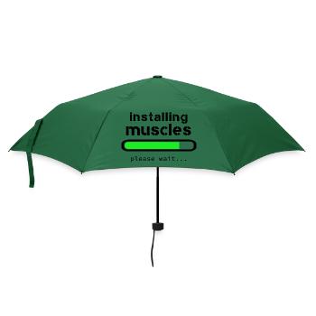 Aufbau von Muskeln - Regenschirm (klein) - Flaschengrün - Vorne